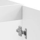 vidaXL Mosogató aljzat szekrény Kalmar fehér 80x46x81,5 cm műanyag fa