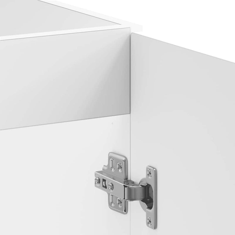 vidaXL Mosogató aljzat szekrény Kalmar fehér 80x46x81,5 cm műanyag fa