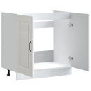 vidaXL Mosogató aljzat szekrény Kalmar magasfényű fehér 80x46x81,5 cm