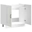 vidaXL Mosogató aljzat szekrény Kalmar magasfényű fehér 80x46x81,5 cm