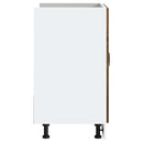 vidaXL Mosogató sljzat szekrény Kalmar füstölt tölgy 80x46x81,5 cm