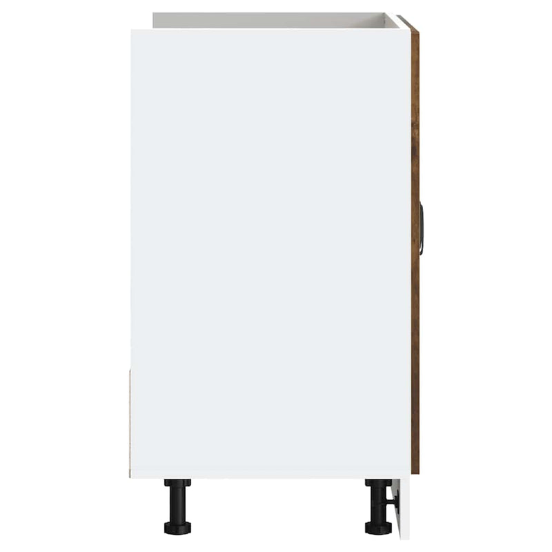 vidaXL Mosogató sljzat szekrény Kalmar füstölt tölgy 80x46x81,5 cm