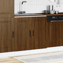 vidaXL Mosogató sljzat szekrény Kalmar barna tölgy 80x46x81,5 cm