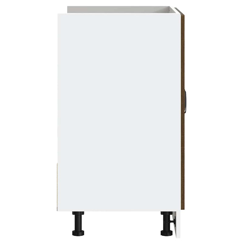 vidaXL Mosogató sljzat szekrény Kalmar barna tölgy 80x46x81,5 cm