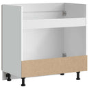 vidaXL Mosogató sljzat szekrény Kalmar barna tölgy 80x46x81,5 cm