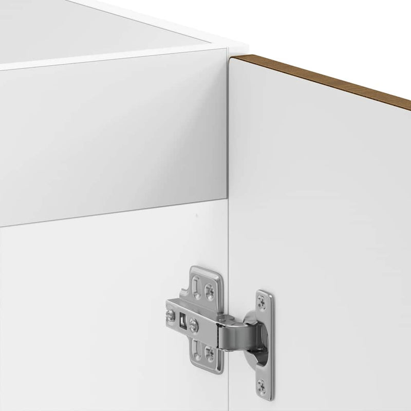 vidaXL Mosogató sljzat szekrény Kalmar barna tölgy 80x46x81,5 cm