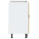 vidaXL Mosogató sljzat szekrény Kalmar kézműves tölgy 80x46x81,5 cm