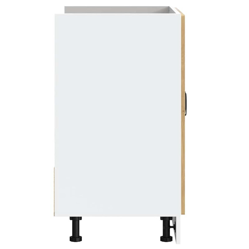 vidaXL Mosogató sljzat szekrény Kalmar kézműves tölgy 80x46x81,5 cm