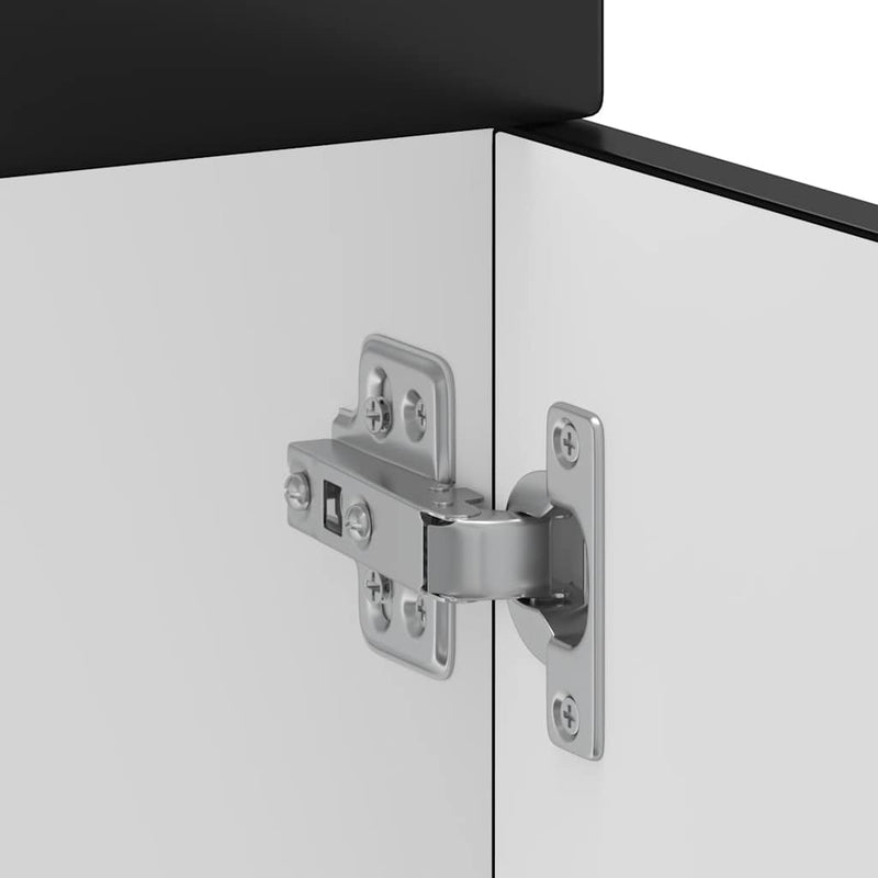 vidaXL Konyhai alapszekrény Kalmar fekete színű műfa