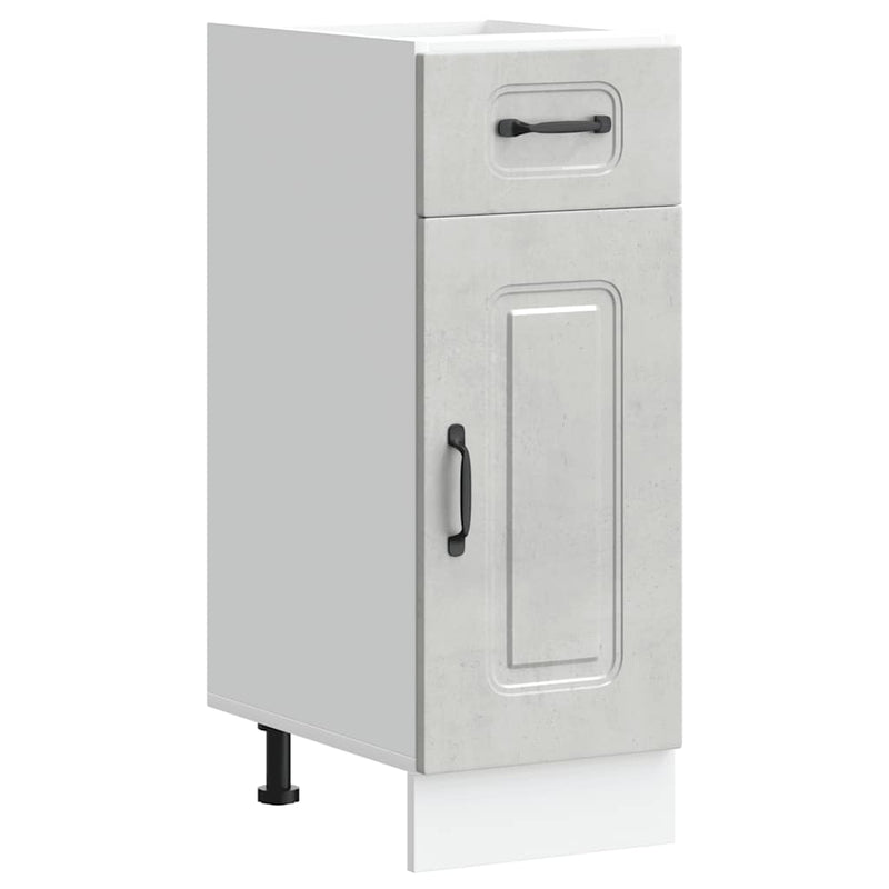 vidaXL Konyhai alapszekrény Kalmar beton szürke műfa