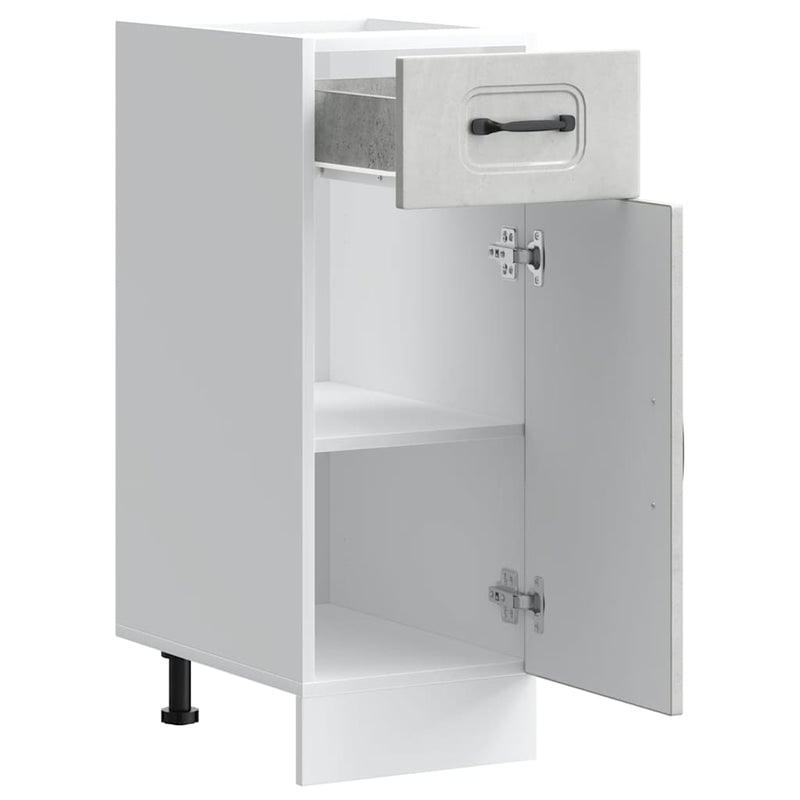 vidaXL Konyhai alapszekrény Kalmar beton szürke műfa