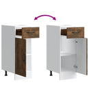 vidaXL Konyhai alapszekrény Kalmar füstölt tölgy műfa