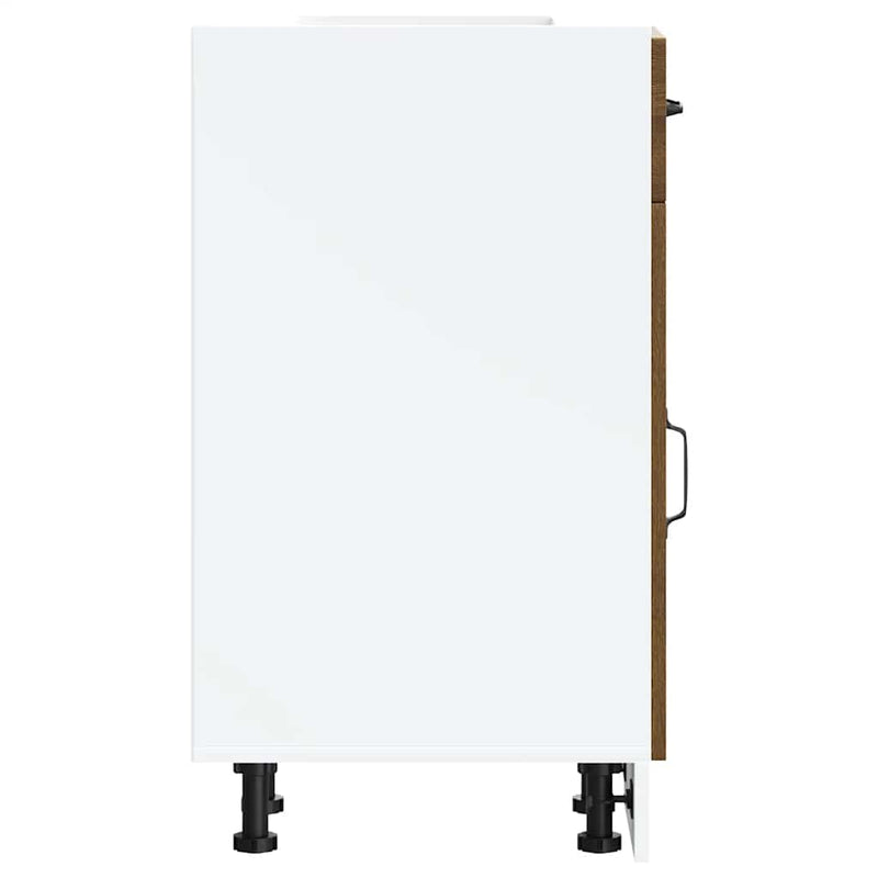 vidaXL Konyhai alapszekrény Kalmar barna tölgyfa műfa