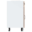 vidaXL konyhai alapszekrény Kalmar régi fából készült fűrészáru