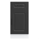 vidaXL Konyhai alapszekrény Kalmar fekete színű műfa