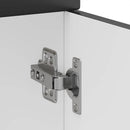 vidaXL Konyhai alapszekrény Kalmar fekete színű műfa