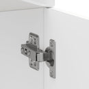 vidaXL Konyhai alapszekrény Kalmar magasfényű fehér színű műfa