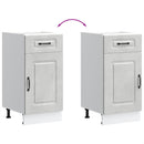 vidaXL Konyhai alapszekrény Kalmar beton szürke műfa