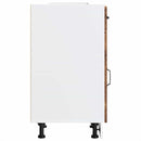 vidaXL konyhai alapszekrény Kalmar régi fából készült fűrészáru