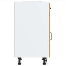 vidaXL Konyhai alapszekrény Kalmar kézműves tölgy műszaki fa