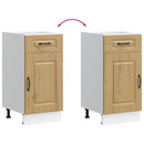 vidaXL Konyhai alapszekrény Kalmar kézműves tölgy műszaki fa