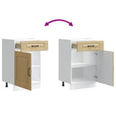 vidaXL konyhai alapszekrény Kalmar sonoma tölgy mérnöki fa