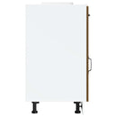 vidaXL Konyhai alapszekrény Kalmar barna tölgyfa műfa