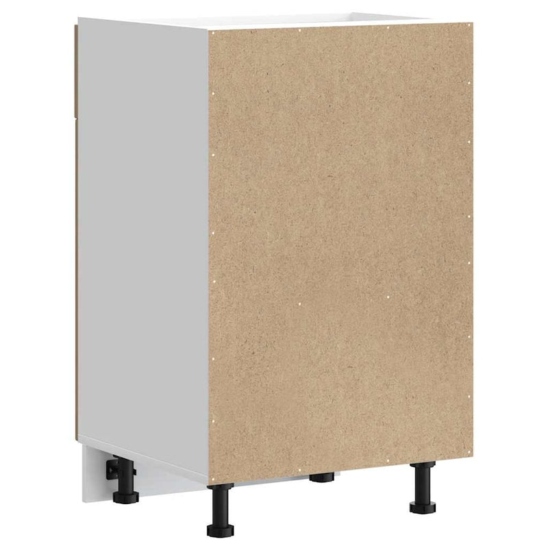 vidaXL Konyhai alapszekrény Kalmar kézműves tölgy műszaki fa