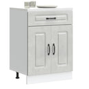 vidaXL Konyhai alapszekrény Kalmar beton szürke műfa