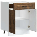 vidaXL Konyhai alapszekrény Kalmar füstölt tölgy műfa