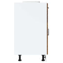 vidaXL Konyhai alapszekrény Kalmar füstölt tölgy műfa