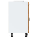 vidaXL konyhai alapszekrény Kalmar régi fából készült fűrészáru