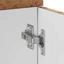 vidaXL konyhai alapszekrény Kalmar régi fából készült fűrészáru