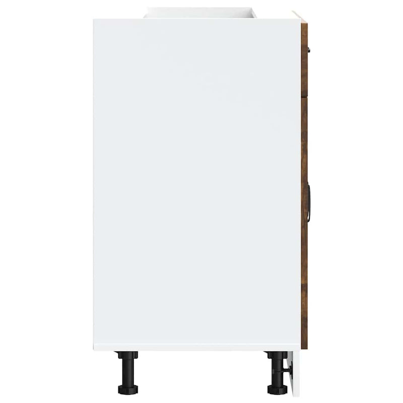 vidaXL Konyhai alapszekrény Kalmar füstölt tölgy műfa