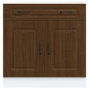 vidaXL Konyhai alapszekrény Kalmar barna tölgyfa műfa