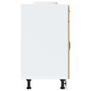 vidaXL Konyhai alapszekrény Kalmar kézműves tölgy műszaki fa