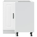 vidaXL Konyhai sarok alapszekrény Kalmar fehér színű műfa