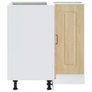 vidaXL konyhai sarok alapszekrény Kalmar sonoma tölgy műszaki fa