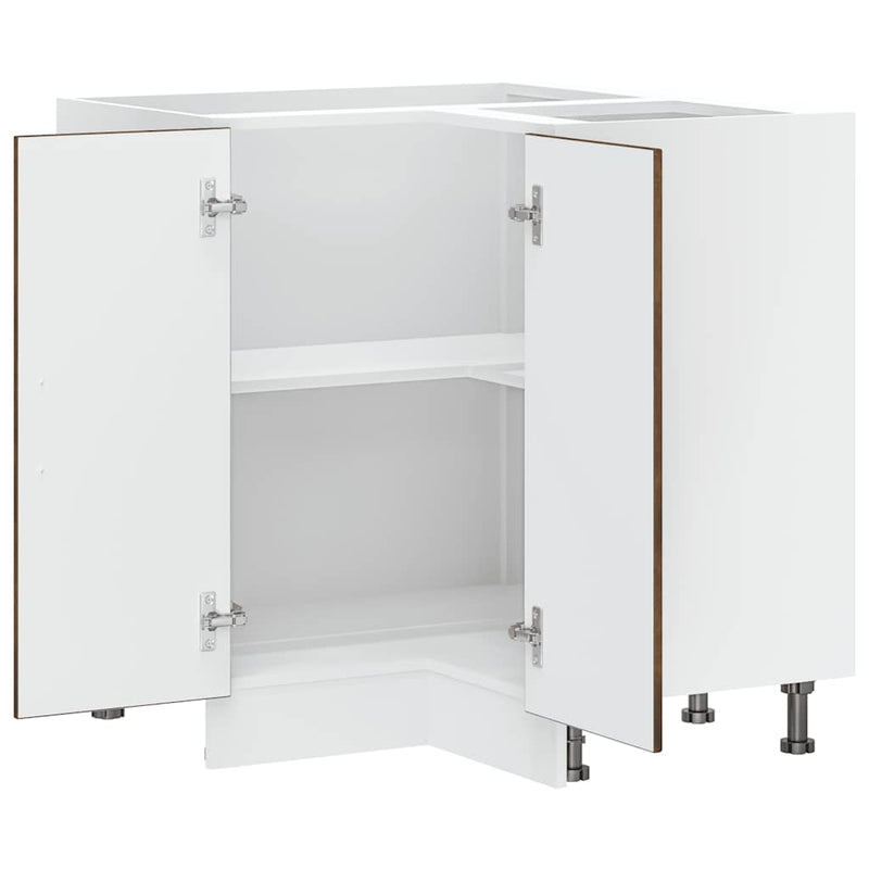 vidaXL Konyhai sarok alapszekrény Kalmar füstölt tölgy műfa