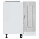 vidaXL Konyhai sarok alapszekrény Kalmar szürke sonoma műfa