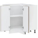 vidaXL Konyhai sarok alapszekrény Kalmar barna tölgy színű műfa