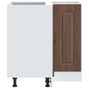 vidaXL Konyhai sarok alapszekrény Kalmar barna tölgy színű műfa