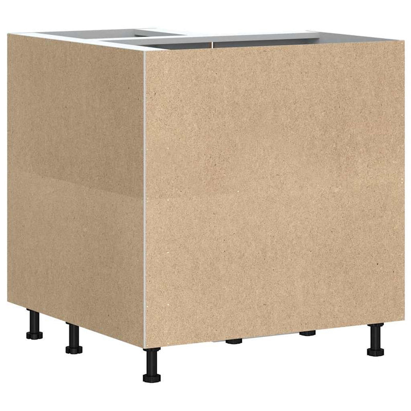 vidaXL Konyhai sarok alapszekrény Kalmar barna tölgy színű műfa