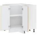 vidaXL konyhai sarok alapszekrény Kalmar kézműves tölgy műszaki fa