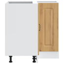 vidaXL konyhai sarok alapszekrény Kalmar kézműves tölgy műszaki fa