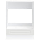 vidaXL Kalmar fehér szerelt fa sütőszekrény