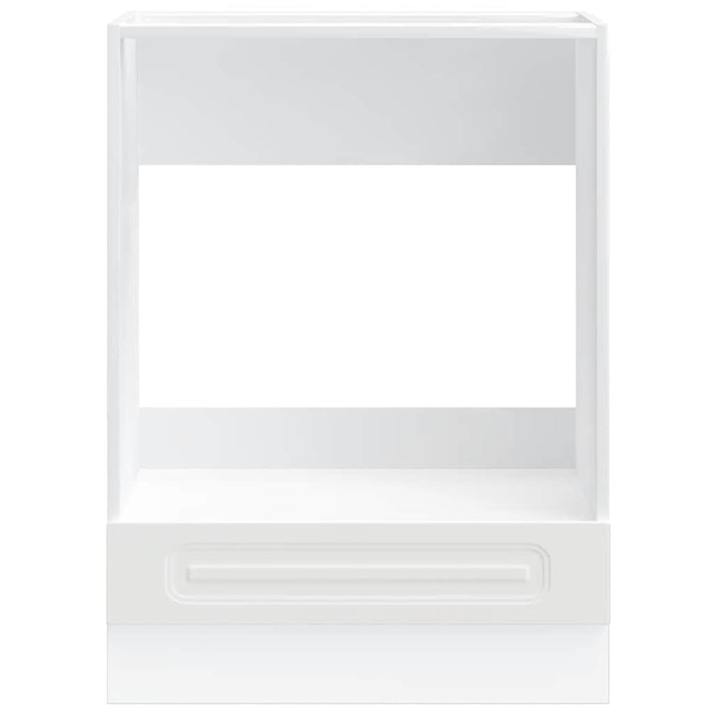 vidaXL Kalmar fehér szerelt fa sütőszekrény