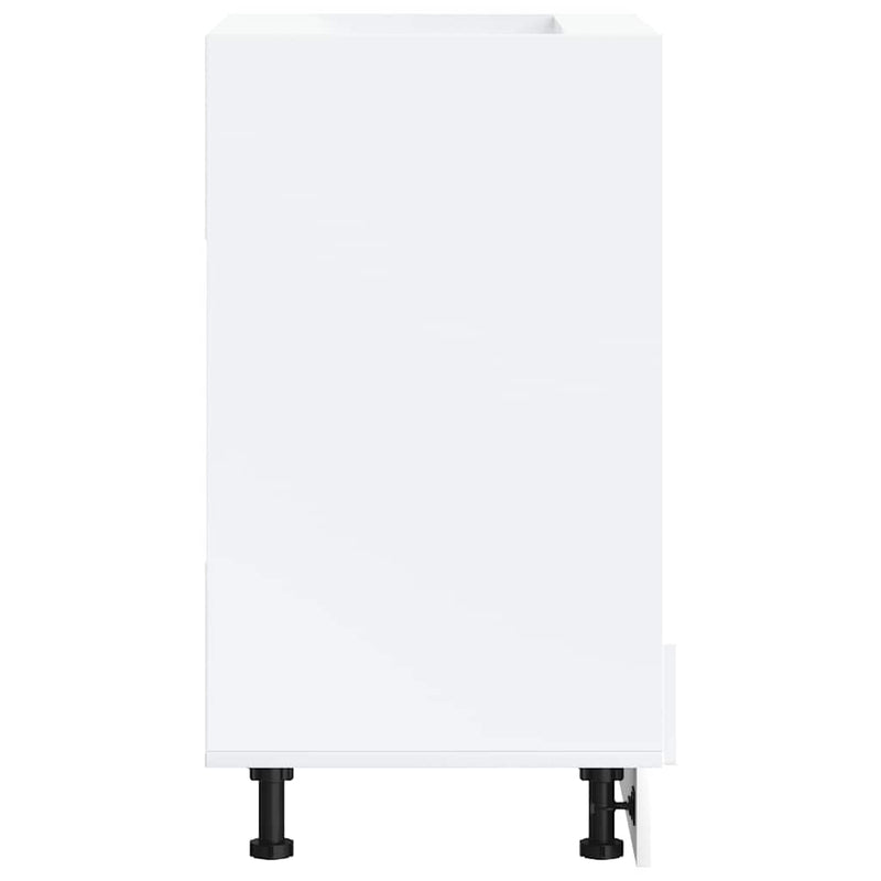 vidaXL Kalmar fehér szerelt fa sütőszekrény