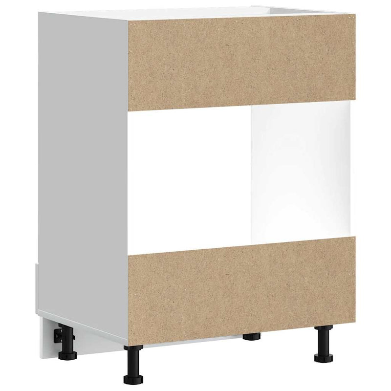 vidaXL Kalmar fehér szerelt fa sütőszekrény