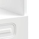 vidaXL Kalmar fehér szerelt fa sütőszekrény